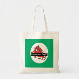 Cute Red Dragon Budget Canvas tas aan Personaliser
