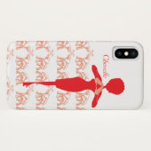 Cute red elephant Case-Mate iPhone case (Achterkant (horizontaal))