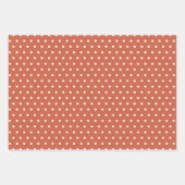 Cute  Red en White Polka Dot Pattern Inpakpapier Vel (Voorkant 2)