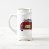 Cute Red Figaro Car Beer Stein Bierpul (Links)