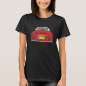 Cute Red Figaro Car Graphic T-Shirt (Voorkant)
