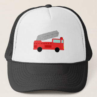 Cute Red Firetruck Trucker Pet