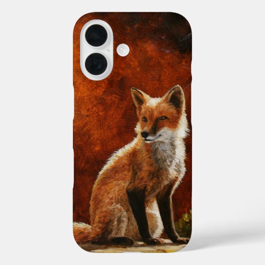 Cute Red Fox in de zon Case-Mate iPhone Case (Achterkant)