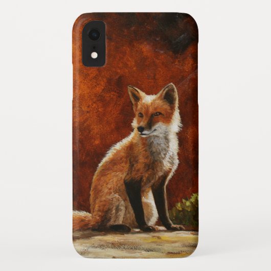 Cute Red Fox in de zon Case-Mate iPhone Case (Achterkant)