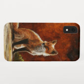 Cute Red Fox in de zon Case-Mate iPhone Case (Achterkant (horizontaal))