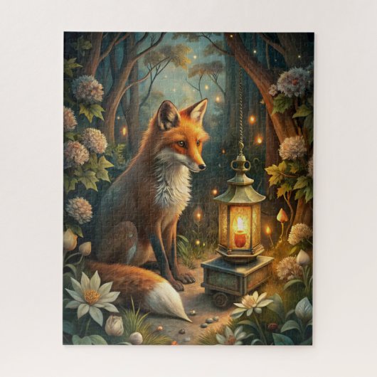 Cute Red Fox Legpuzzel (Verticaal)