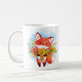 Cute Red Fox met valkleppen Koffiemok