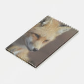 Cute Red Fox Post-it® Notes (Schuin)
