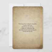 Cute Red Fox Wilderness Nature Photo Merci (Dos)