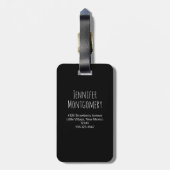 Cute Red Fox Wilderness Natuur Bagagelabel (Achterkant verticaal)