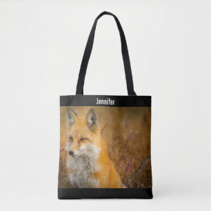 Cute Red Fox Wilderness Natuur Draagtas