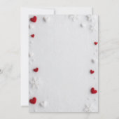 Cute Red Gnome Christmas Party Invitation (Dos)