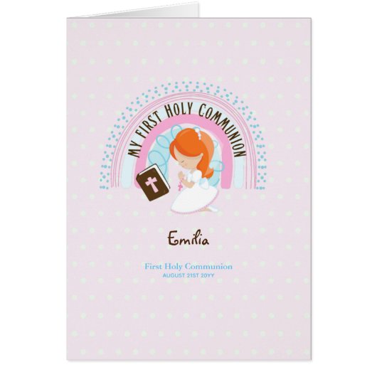 Cute Red Hair Girl (Voorkant)