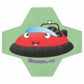 Cute red happy hovercraft cartoon voetbal (Enkel)