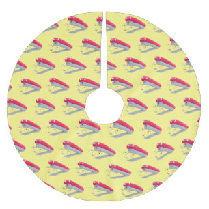 Cute red happy stapler cartoon kerstboom rok