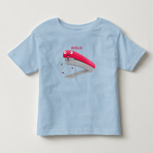 Cute red happy stapler cartoon kinder shirts