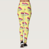 Cute red happy stapler cartoon leggings (Achterkant)