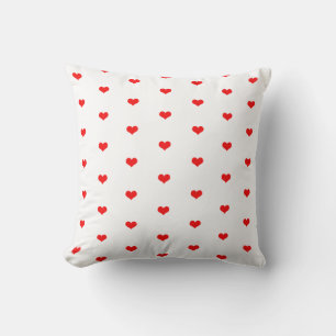 Cute Red Heart Patronen Custom Color Home Decor Kussen