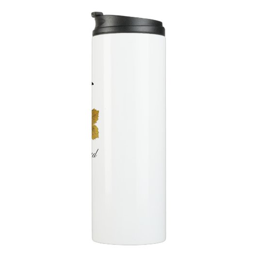 Cute Red Helderkleurig vogel en vuil Thermosbeker (Geroteerd rechts)