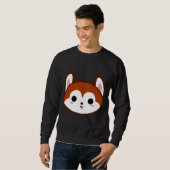 Cute Red Husky Trui (Voorkant volledig)