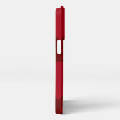 Cute Red Kerstbomen Holiday Custom Name iPhone Hoesje (Rechterkant)