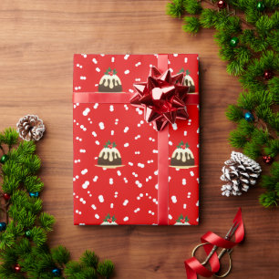 Cute Red kerstcadeau voor cadeautjes met cadeautje Cadeaupapier
