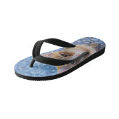 Cute red kitten kinder teenslippers (Schuin)