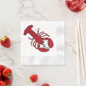 Cute red Lobster party napkins Servetten (Insitu)