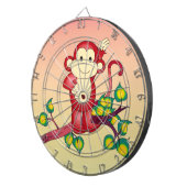Cute Red Monkey Target Dartboard Dartbord (Voorkant Rechts)