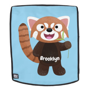 Cute red panda cartoon illustratie rugtassen