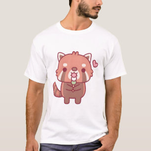 Cute Red Panda eet Japans dango T-shirt