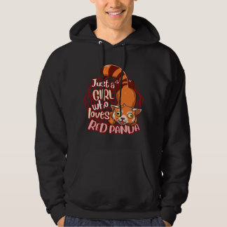 Cute Red Panda is gewoon een meisje dat van Red Pa Hoodie