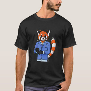 Cute Red Panda met Tuxedo voor Red Panda T-shirt