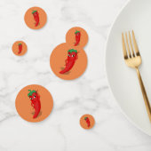 Cute Red Pepper Diva Confetti (Groep)