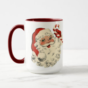 Cute Red Santa Claus Coffee Mok