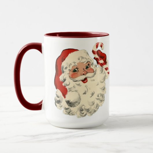 Cute  Red Santa Claus Coffee Mok (Links)