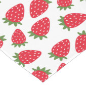 Cute Red Seamless Strawberry Table Runner Korte Tafelloper (Hoek)
