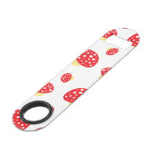Cute Red Spotty Toadstool Mushrooms Pattern (Dos Angle)