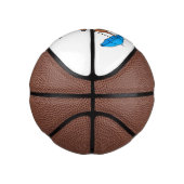 Cute red squirrel met paraplu-cartoon basketbal (Rechts)