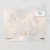 Cute Red Squirrel — noten Briefkaart (Achterkant)