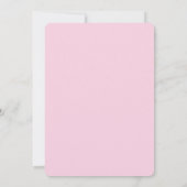 Cute Red Strawberry Leafy Mariage Menu Invitation (Dos)