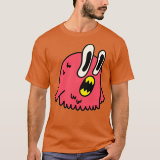 Cute Red Surprised Monster die de T-shirt