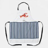 Cute Red white & blue lobster Schort (Voorkant)