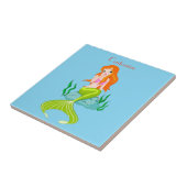 Cute Redkopmermaid Thunder_Cove Tegeltje (Zijkant)