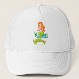 Cute Redkopmermaid Thunder_Cove Trucker Pet