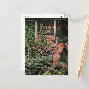 Cute Ree in de Tuin Collage Briefkaart