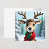 Cute Reindeer (Voorkant / Achterkant)