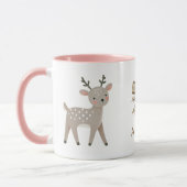 Cute Reindeer & Bow Drawing Christmas Name Mok (Links)