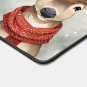Cute Reindeer Christmas Desk Mat (Coin)