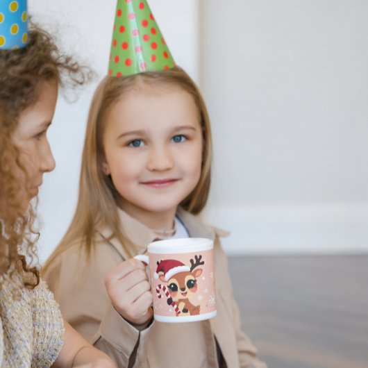 Cute Reindeer Christmas Mug Koffiemok